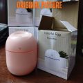 2-in-1 Ultrasonic Cool Mist Humidifier & Aroma Diffuser - Portable USB Air Vaporizer with LED Night Light - Silent Mist Maker for Bedroom, Baby Room, Car & Office. 