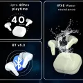Zero® Gravity Wireless Earbuds | 5.3v Gaming Earbuds | 11mm Base Driver Earbuds | Quad Mic ENC Earbuds for Calling | Noise Cancelling Earbuds |  Earbuds for iOS and Android | Best Earbuds for Men and Women. 
