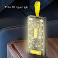 66W Super Fast Charge Power Bank - 20000 MAH Fast Charging Power Bank - Power Bank For Phone - 10000 MAH Power Bank Pocket Size - Transparent Power Bank - Portable External Battery Fast Charger For iPhone Samsung Xiaomi Auxiliary. 