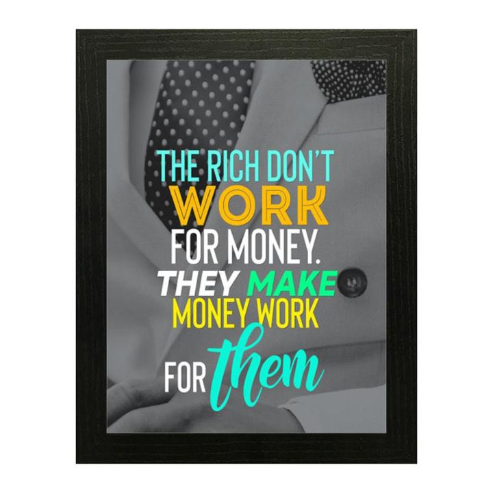 Motivational Quotes Wall Frames, Quote for Office Wall Decor – Raqeeq QF198