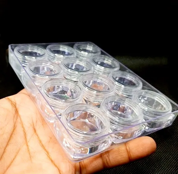 Calligraphy%20Ink%20Pots%20Empty%2012%20Pcs%20(10ml)%20with%20Free%20Acralic%20Box%20Empty%20Plastic%20Containers%20/%20Empty%20Ink%20Container%20/%20Ink%20Pot%20for%20Calligraphy%20/%20Calligraphy%20Ink%20Pot%20Jar%20-%20Image%202