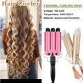3 Barrel Curling Iron Hair Waver. 