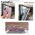 Casinglee for OPPO A16K case Shiny Ring Glitter Soft Transparent Holder Stand Back cover with String for OPPO A16K Phone cases cover Stars Moon Girls For girls and Boys. 