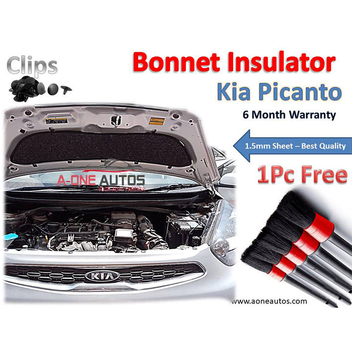 Bonnet Insulator | Namda with Clips Kia Picanto For Heat Resistance & Sound Proofing