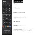 Universal Remote Control VTS-11 Compatible Replacement for Toshiba TV/HDTV/LCD/LED, Applicable CT90327 CT-90327 CT90307 CT-90307 CT90287 CT-90287 CT90273 CT-90273 CT90274. 