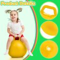 Skippy Ball 45cm Bouncing Ball for Kids Space Hopper Ball Outdoor Indoor Toy for Kids Children Birthday Gift Ages 3 and Up for Boys and Girls Note Random Color and Design will be sent. 