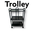 Trolley 3 Trey With Wheels Moving Trolley Side Table | Movable Trolley | Serving Trolley. 