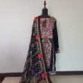 LADIES 3PCS STITCHED BALOCHI DRESS. 