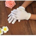 2 pairs children's white cotton gloves boy and girl white dancing glove kids white etiquette gloves R263. 