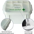 Crockery Mall First Aid Medicine Storage Box Two Layers. 