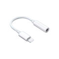 (Bluetooth) Lightning to 3.5mm Headphone Jack Connector Adaptor | Single Port Splitter For Iphone | Earphone Female Audio Dongle Listening Gaming Handsfree Connector For iPhone Fast Charging Mobile Phone Aux Cable Earphones Headphones Converter - For IOS. 
