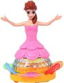 Dream Princess Doll with Music and 4D Lights for Kids - Random Color. 