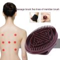 Trendy Handheld Anti Cellulite Full Body Massage Brush Slimming Beauty - dark Red. 