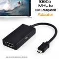 Micro USB 2.0 MHL To HDMI Cable HD 1080P For Android for Samsung HTC LG Android HDMI Converter Mini Mirco USB Adapter. 