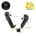 Premium Pubg trigger controller with extra rubbers Mobile Game Controller Trigger Fire Buttons L1R1 Shooter Joystick ios & Android Phone For PUBG/Call of Duty/Fortnite - Black. 