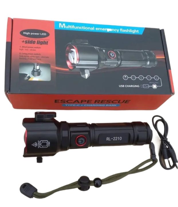 Powerful%202-in-1%20Emergency%20Flashlight%20&%20Charging%20Bank%20Waterproof%20LED%20Powerful%20Torch%201KM%20Range%20Torch/%20-%20Image%204