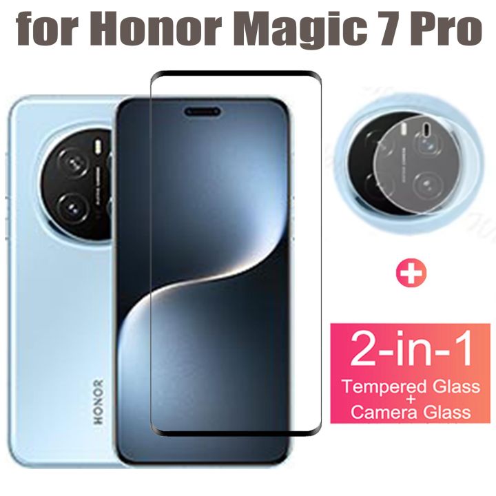 Honor Magic 7 Pro Tempered Glass For Honor Magic 7 Pro Camera Lens Protector and Full Coverage Screen Protector