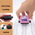 Roller Digital Teaching Stamp for 100 Addition Subtraction Multiplication Division Combination exercise. 