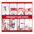 96 Pcs Plastic Switch and Receptical Spacers Electrical Outlet Spacer for Electrical Box + 30 Pcs Screws. 