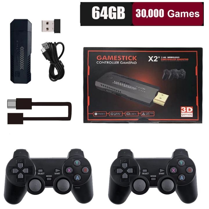 Game%20Stick%20X2%20Plus%20&%20GD10%20PRO%2064GB%20&%20128GB%20Retro%20Video%20Game%204K%203D%20HD%20Console%20Wireless%20Controller%20TV%2040+%20Emulator%20For%20PS1/N64/DC%20-%20Image%2010