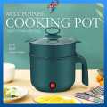 Multi-function Portable Electric Cooker - Egg Steamer - Noodle Pot - Mini Rice Cooker - Electric Kettle - Stainless Steel Mini Cooker - Electric Cooker Pan - Double Layer Non-Stick Pan For Kitchen - 2 Pots - Multi Color Cooker. 
