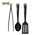 3-Piece Kitchen Utensil Set IKEA GNARP, Black Imported - Spoons Cooking & Serving | IKEA Kitchen Accessories & Cooking Utensils Set. 
