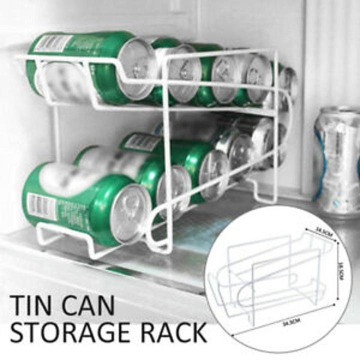 350ml Food Tin Can Drink Dispenser Cupboard Fridge Storage Rack Holder Home DIY