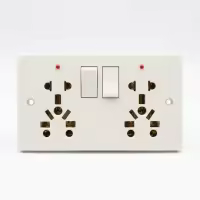 Universal Multi Plug Socket Double China Fitting Sheet China Switch Board 