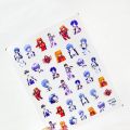 Neon Genesis Evangelion Eva Manicure Anime Stickers Ayanami Rei Thin Tough Japanese Nail Stickers Decoration Diy Classic Toys. 