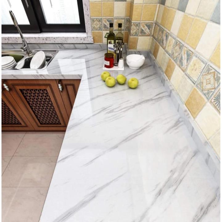 Self Adhesive Aluminium Foil Sticker Roll, Oil Proof Waterproof Aluminium Sheet DIY Wallpaper, Backsplash Aluminium Sticker for Home, Kitchen, Stove, Cabinet, Wall, Drawers, Furniture, Silver Colour 30x100cm ( Code 53 Foilsheet Silver )