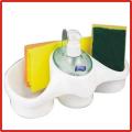 Multipurpose Liquid Soap Dispenser and Sponge Holder for Bathroom & Kitchen AVAILABILITY:  In stock. 