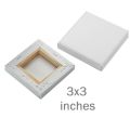 canvas 4x4 ,3x3 small mini board for painting select pack of one for one piece and 4 for 4 pieces. 