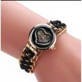 Black Heart Shape Ladies Stylish Fashion Edition wrist watch (New). 