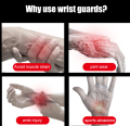 Elastic Wrist and Hand Grip Support Belt Thumb Hand Support Wrist Strap Glove Brace Sleeves for Sports, Pain Relief Grip. 