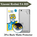 Xiaomi Redmi 5A HD Back Matte Full Black Flexible Protector 2 Pcs. 