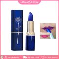 Color Changing Lipstick Magical Blue Lipstick Color Change Lipstick Moisturizing Non-stick Cup Waterproof Lip Gloss For Women. 