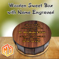 Wooden Sweets Box, Jwelery box, wood. 