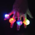【Atoztide Store】Party Halloween LED Flashing Rings Blinking Party Soft Up Jelly Rings. 