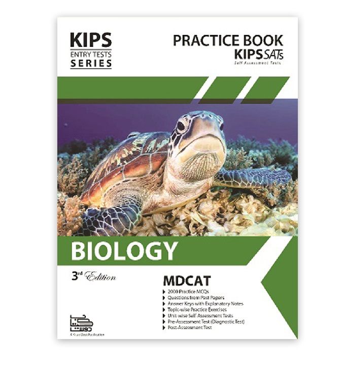 Kips Entry Test Series Biology Practice book for MDCAT 2024 edition / 3rd edition KS