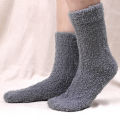 Coral Velvet Socks Men s Mid Length Socks Autumn and Winter Thickened Warm Floor Socks. 