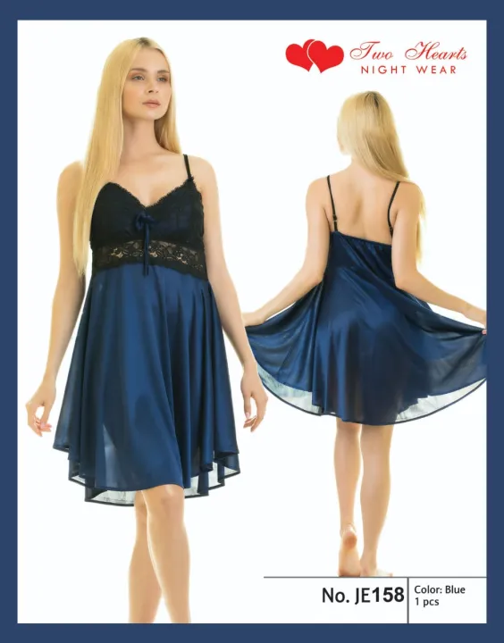 Bridal%20Wedding%20Night%20wear%20/%20silk%20Ladies%20Long%20Nighty%20Single%20Piece%20-%20Image%203