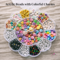 DIY Bracelet Kit Flower Box – Jewellery Making Kit for Girls & Kids with Random Beads, Charms & Strings. 