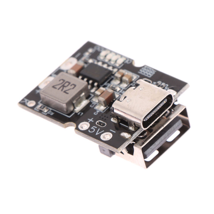 Type-C USB 5V 2A Boost Converter Step-Up Power Module Mobile Power Bank Accessories LED Display USB For DIY Charger Hudduo