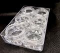 6 Pcs / 20 Gram Empty Cosmetic Containers for Makeup, Lip Balm, Lipstick, Lip Gloss, Eyeshadow etc. Empty Cream Jars for Cosmetics / Mini Jars Refillable Containers for Travel. 