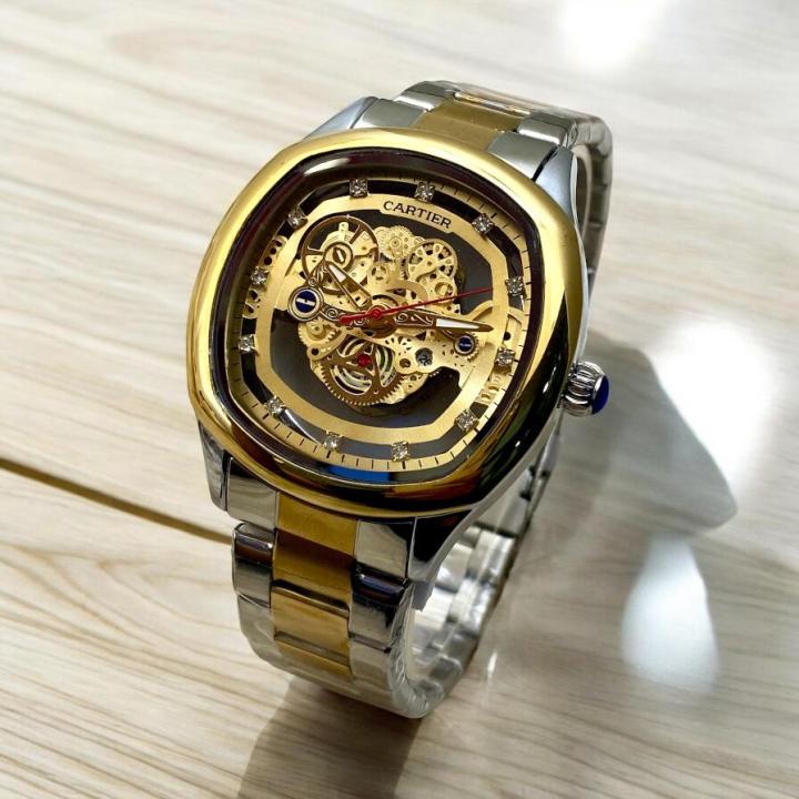 Luxury Skeleton Just Like Automatic Watch – Stainless Steel Chain ...