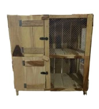 Cage for hen chicks Rabbit cats 2 portion size 2 1/2 ft x 2 1/2 ft