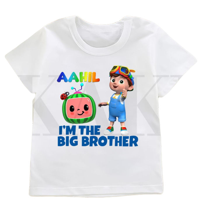 I'm The Big Brother Birthday Shirt - Personalized Cocomelon T-shirt