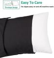 Jersey Pillow covers Pack of 2, Stretchable Quality Plain Solid Color, Size-20x30 inches. 