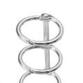 A5 A6 metal spiral binder clip stainless steel binder file folder clip ring binder clip iron. 