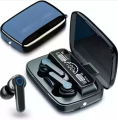 Original M10 & M90 Air pod TWS Double Wireless  tws Bluetooth Hand Free with Power Bank  Stereo Earphones White bluetooth ear phone for all cell phones use. 